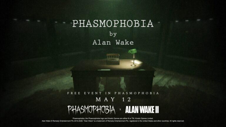 Phasmophobia se asocia con Alan Wake para un evento gratuito a partir del 17 de mayo