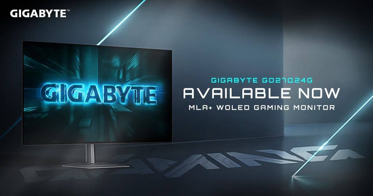 GIGABYTE GO27Q24G: monitor OLED 27” con panel QHD y 240 Hz por menos de 399$