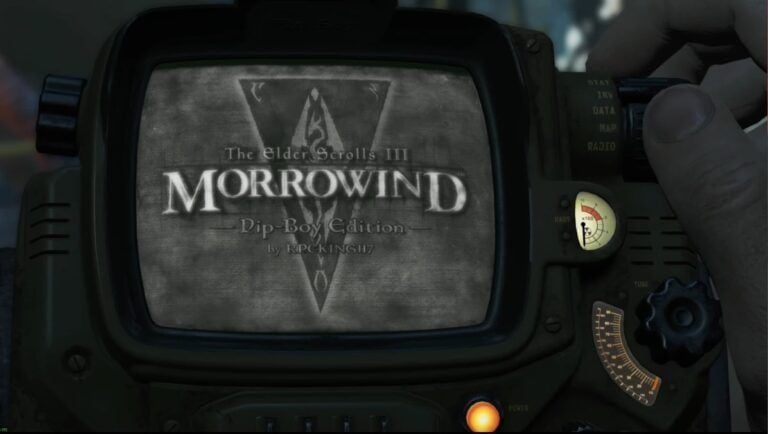 Un mods sorprendente: jugar Morrowind desde el Pip-Boy en Fallout 4