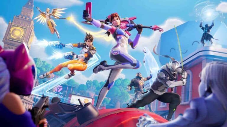 Fortnite se une a Overwatch: D.Va, Genji, Tracer y Mercy llegan a la isla en mayo