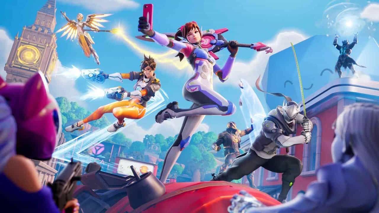 Fortnite se une a Overwatch: D.Va, Genji, Tracer y Mercy llegan a la isla en mayo