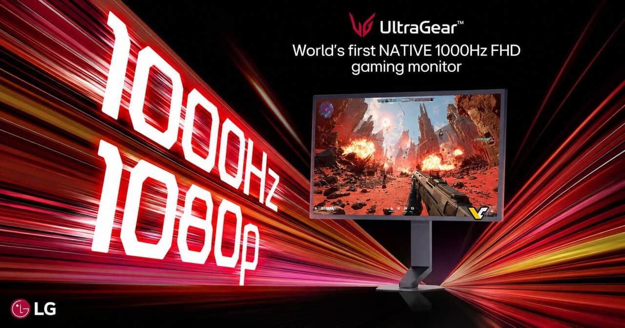 LG UltraGear 25G590B: el monitor que apunta a los 1.000 Hz en Full HD LG UltraGear 25G590B: el monitor que apunta a los 1.000 Hz en Full HD