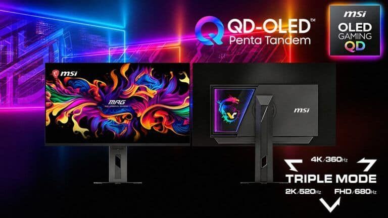 MSI presenta el monitor MPG OLED 322URDX36 con 360 Hz y modos de juego adaptables