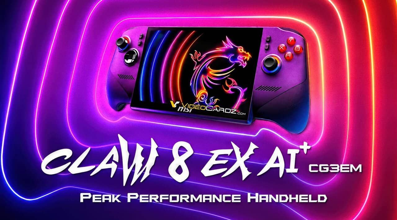 La MSI Claw 8 EX AI+ podría incorporar los nuevos procesadores Arc G-Series