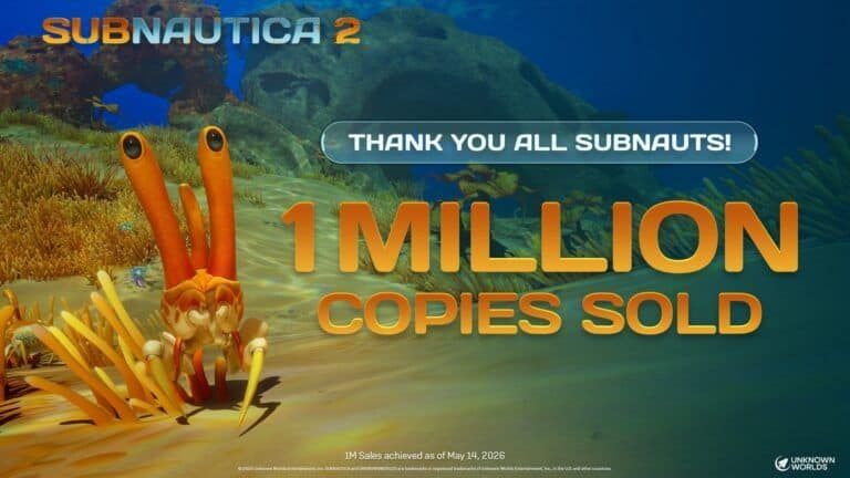 Subnautica 2 rompe cifras: supera el millón de copias y escala en jugadores