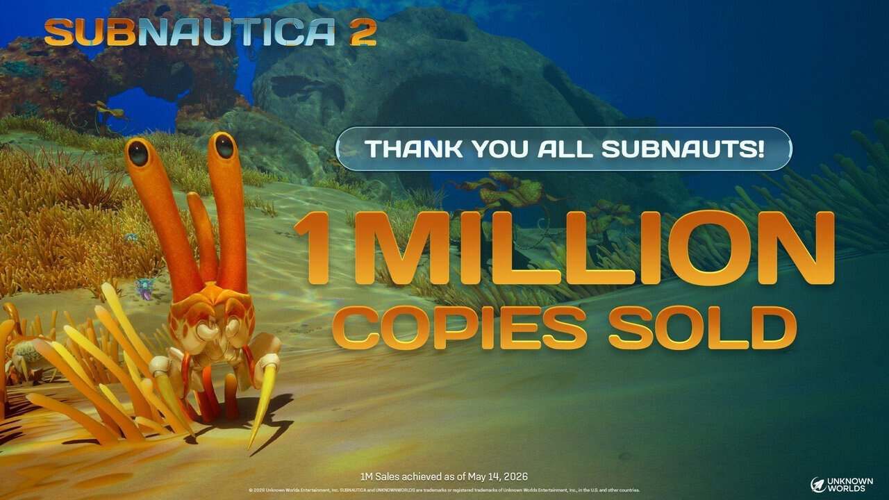 Subnautica 2 rompe cifras: supera el millón de copias y escala en jugadores