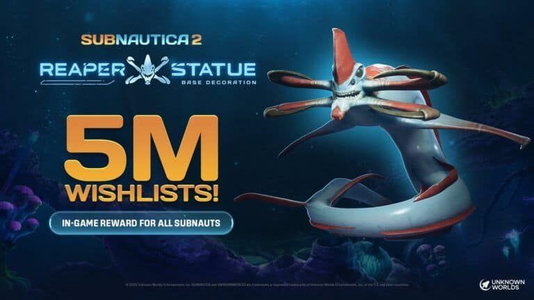 Subnautica 2 alcanza 5 millones de wishlists y recibe un regalo exclusivo para los jugadores