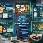 Guía práctica de prompts: plantillas para optimizar respuestas de IA en viajes, cocina y productividad