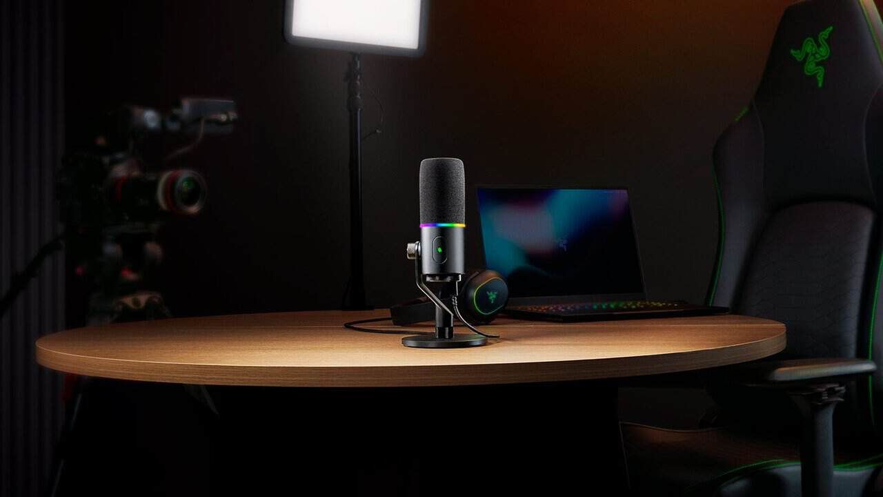 Razer Seiren V3 Pro: micrófono dinámico con grabación de 32 bits y DSP integrado Razer Seiren V3 Pro: micrófono dinámico con grabación de 32 bits y DSP integrado
