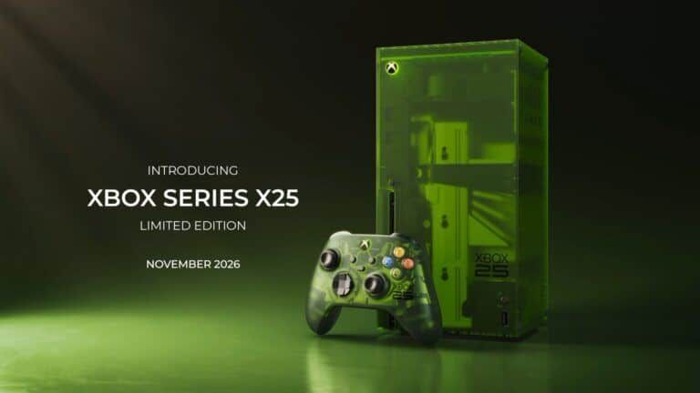 Microsoft lanzará una edición especial de la Xbox Series X para celebrar el 25º aniversario Microsoft lanzará una edición especial de la Xbox Series X para celebrar el 25º aniversario