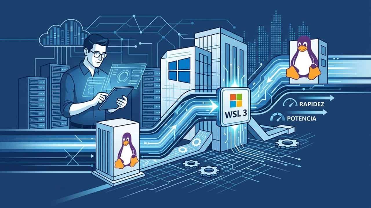 WSL 3 redefine Linux en Windows con rendimiento cercano al nativo