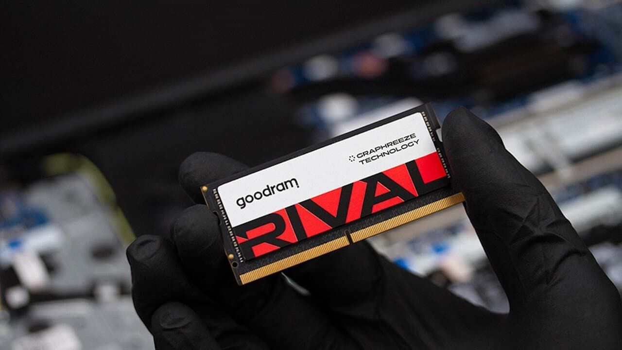 Goodram presenta la memoria RIVAL DDR5 SODIMM para potenciar portátiles gaming Goodram presenta la memoria RIVAL DDR5 SODIMM para potenciar portátiles gaming
