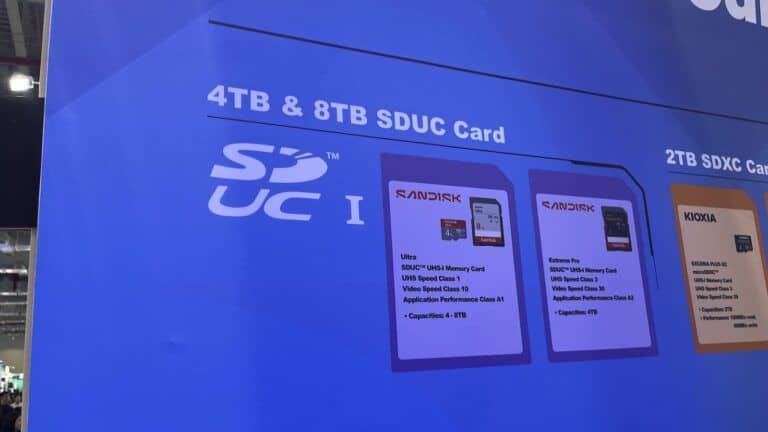 SanDisk prepara tarjetas SD de hasta 8 TB para ampliar el almacenamiento en RAW y 4K