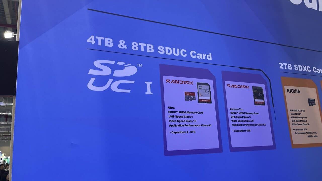 SanDisk prepara tarjetas SD de hasta 8 TB para ampliar el almacenamiento en RAW y 4K SanDisk prepara tarjetas SD de hasta 8 TB para ampliar el almacenamiento en RAW y 4K