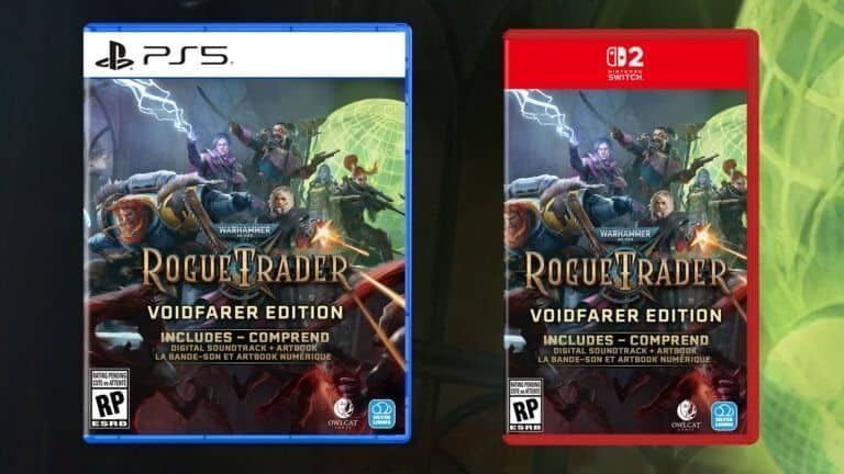 Warhammer 40,000: Rogue Trader – Voidfarer Edition tendrá edición física en PS5 y Switch 2