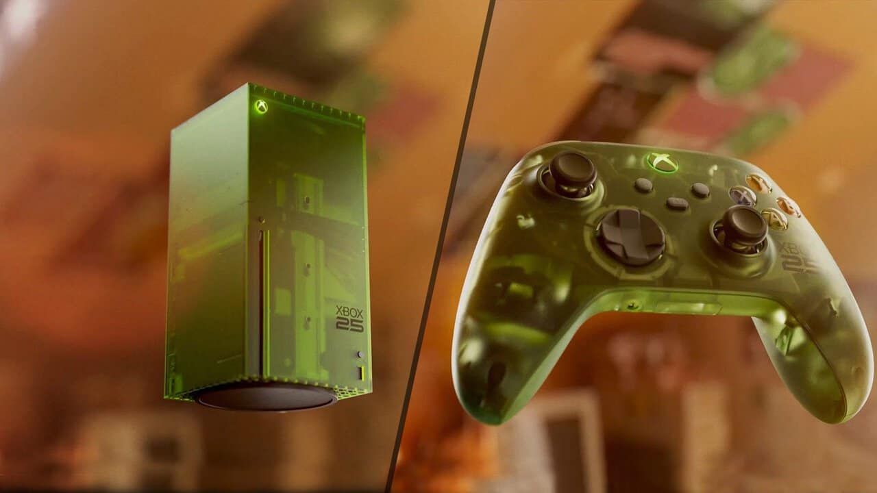 Xbox lanza una edición 25 aniversario con consola translúcida y mando a juego Xbox lanza una edición 25 aniversario con consola translúcida y mando a juego