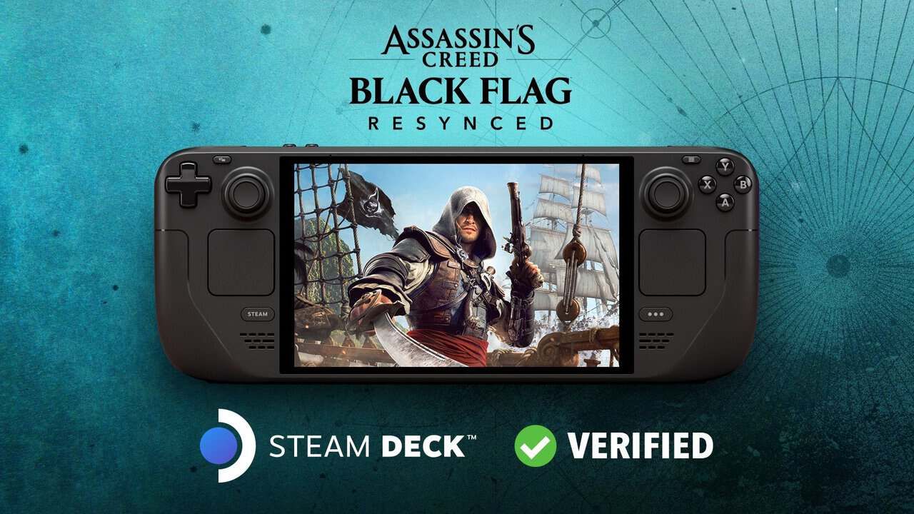 Assassin’s Creed Black Flag Resynced verificado para Steam Deck en su salida Assassin’s Creed Black Flag Resynced verificado para Steam Deck en su salida