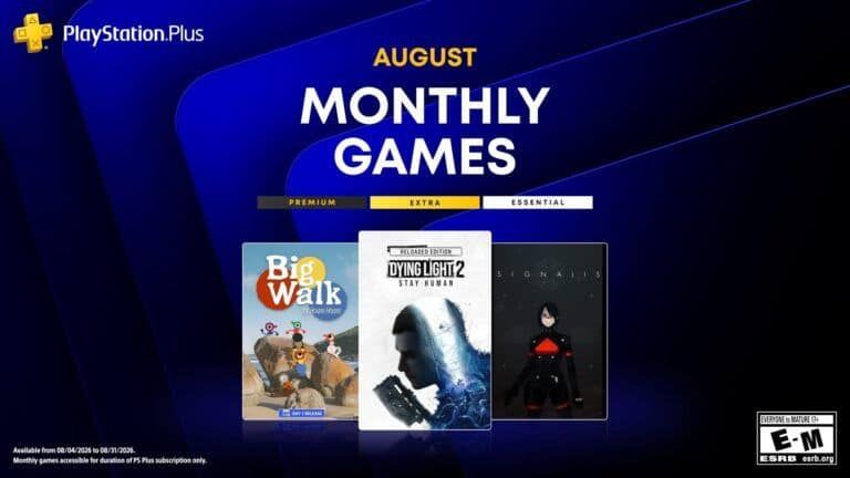 PlayStation Plus anuncia tres juegos para agosto y un pack exclusivo MARVEL Tōkon