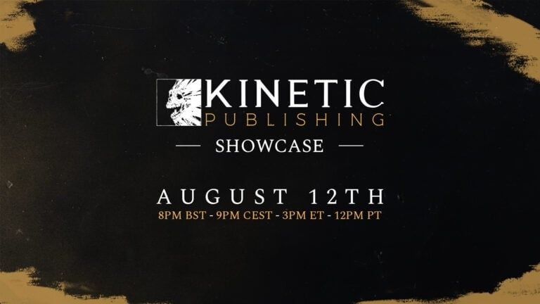 Kinesthetic? Kinetic Publishing mantiene su showcase para el 12 de agosto a las 21:00