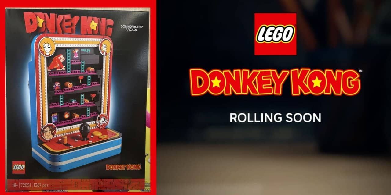 LEGO mostrará un set inspirado en la máquina recreativa de Donkey Kong en agosto