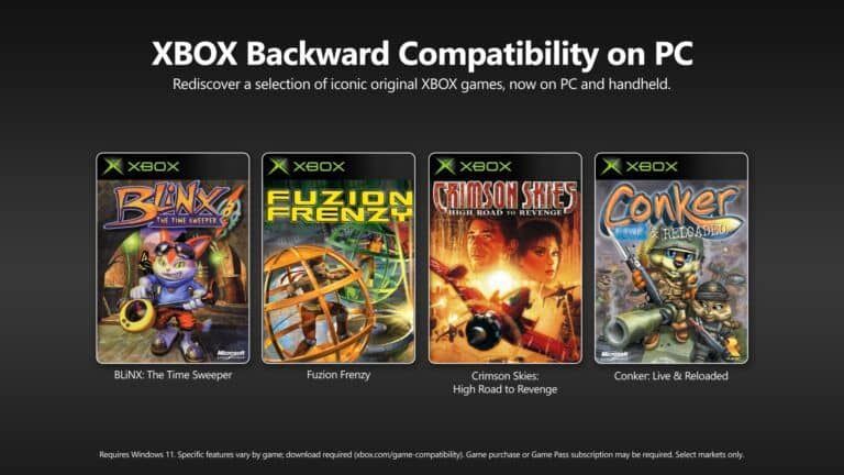 XBOX trae juegos clásicos a PC con un nuevo programa de retrocompatibilidad