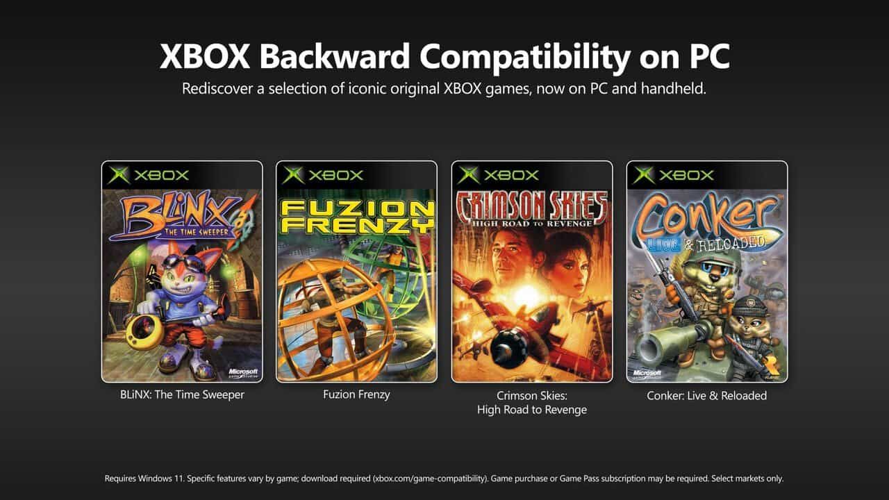 XBOX trae juegos clásicos a PC con un nuevo programa de retrocompatibilidad