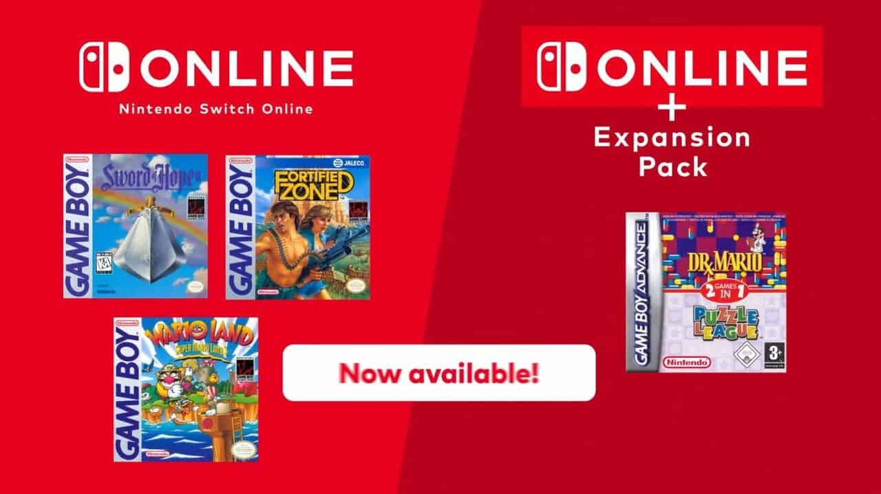 Nintendo Switch Online añade tres juegos de Game Boy y uno de Game Boy Advance Nintendo Switch Online añade tres juegos de Game Boy y uno de Game Boy Advance