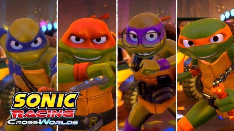 El DLC de las Tortugas Ninja llega a Sonic Racing: CrossWorlds con personajes y nuevo contenido