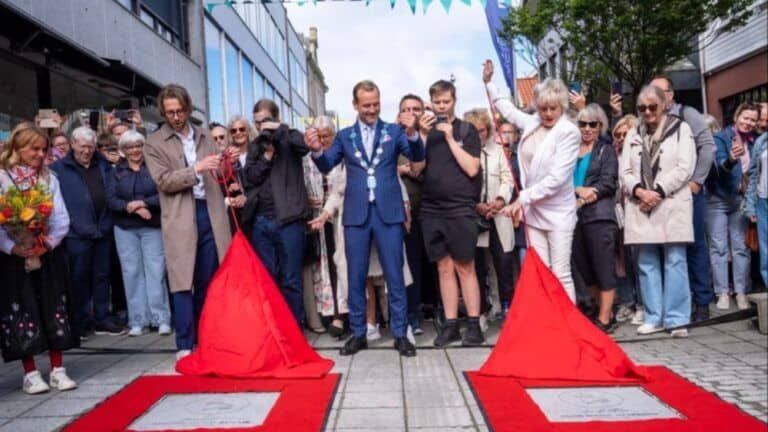 Anders Danielsen Lie y Anne Marie Ottersen reciben un homenaje en Haugesund