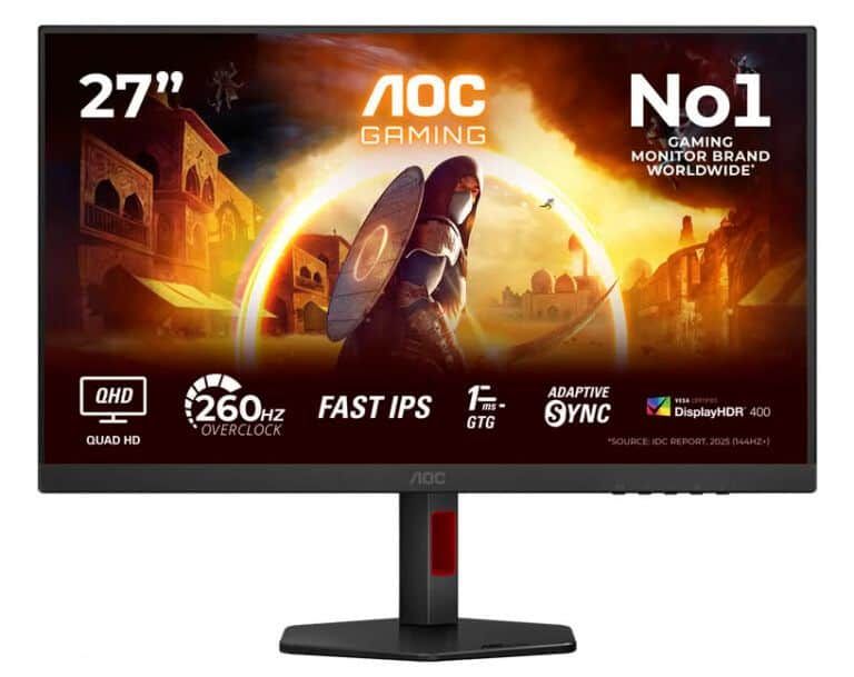 AOC GAMING Q27G4ZRAD: monitor QHD de 27 pulgadas con Fast IPS y HDR400