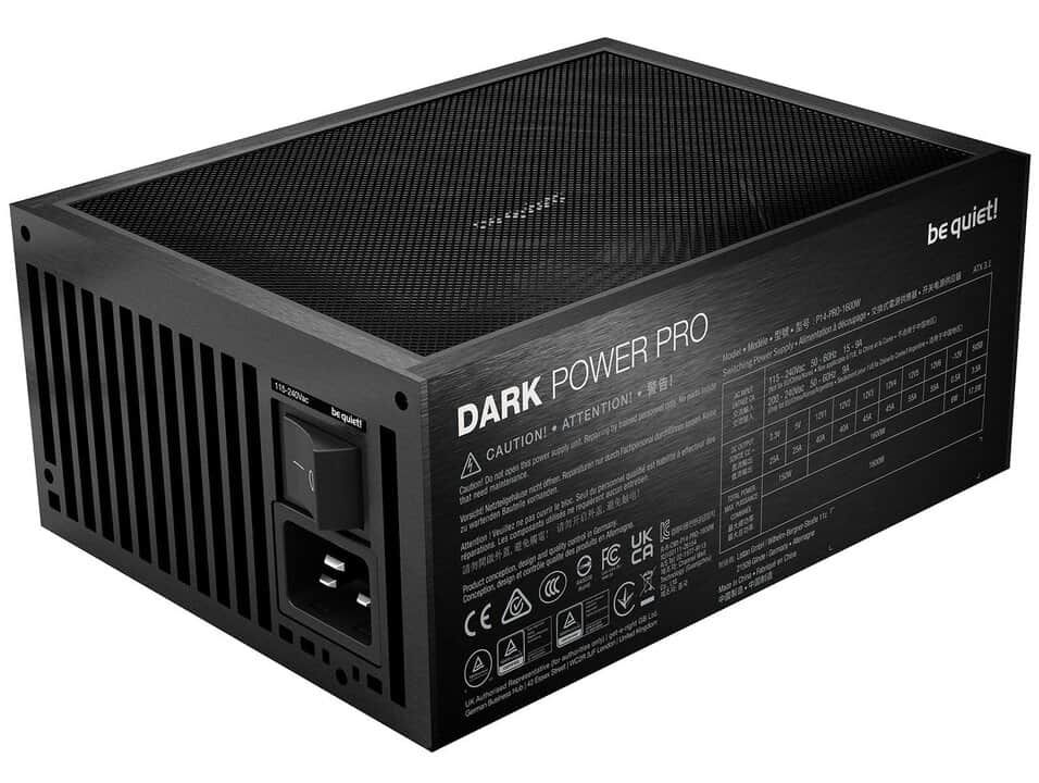 be quiet! Dark Power Pro 14 IO: fuentes de 1600 W con control por software be quiet! Dark Power Pro 14 IO: fuentes de 1600 W con control por software