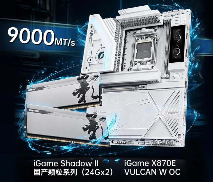 CXMT supera los 9.000 MT/s con memoria DDR5 en una placa AMD