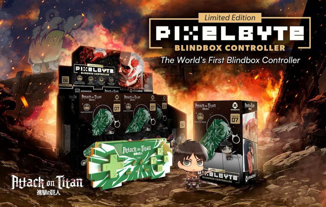 Drakong PixelByte: un mando diminuto de Attack on Titan que también funciona como ratón