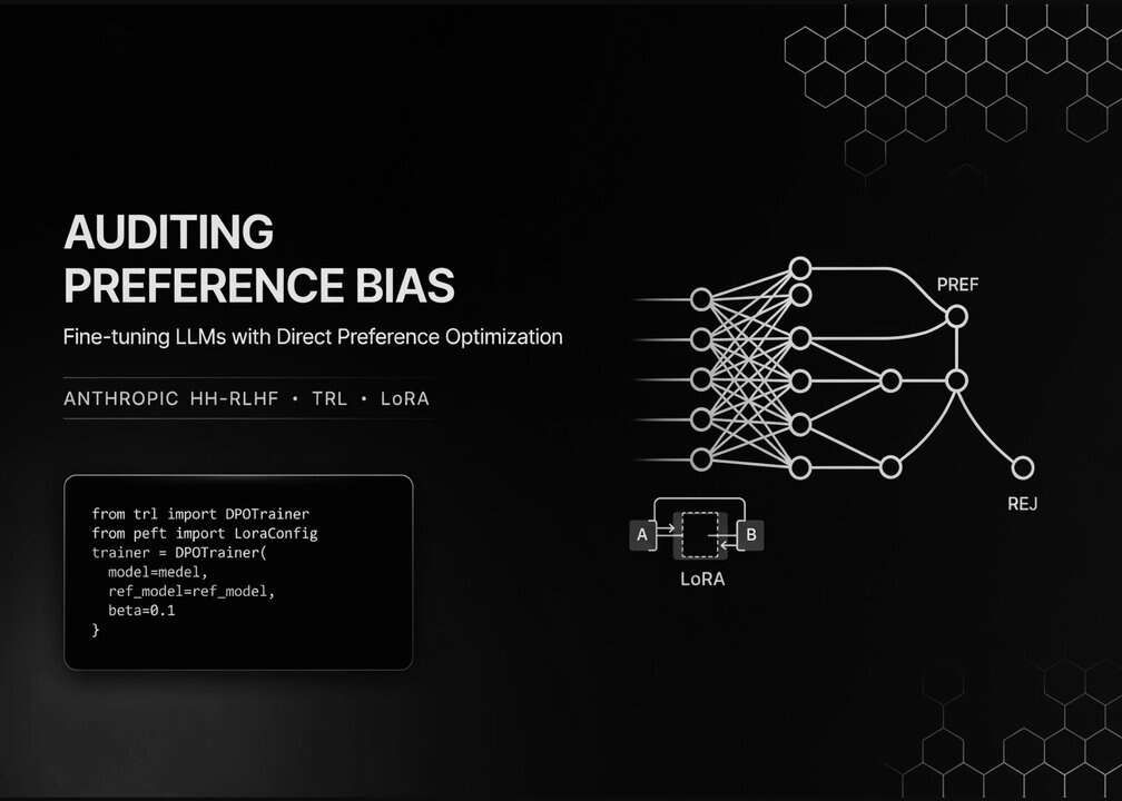 Un tutorial muestra cómo auditar sesgos de preferencia y ajustar Qwen2.5 con DPO