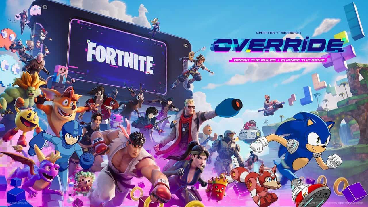 Fortnite anuncia Override con Sonic, Persona, Crash Bandicoot y más leyendas Fortnite anuncia Override con Sonic, Persona, Crash Bandicoot y más leyendas