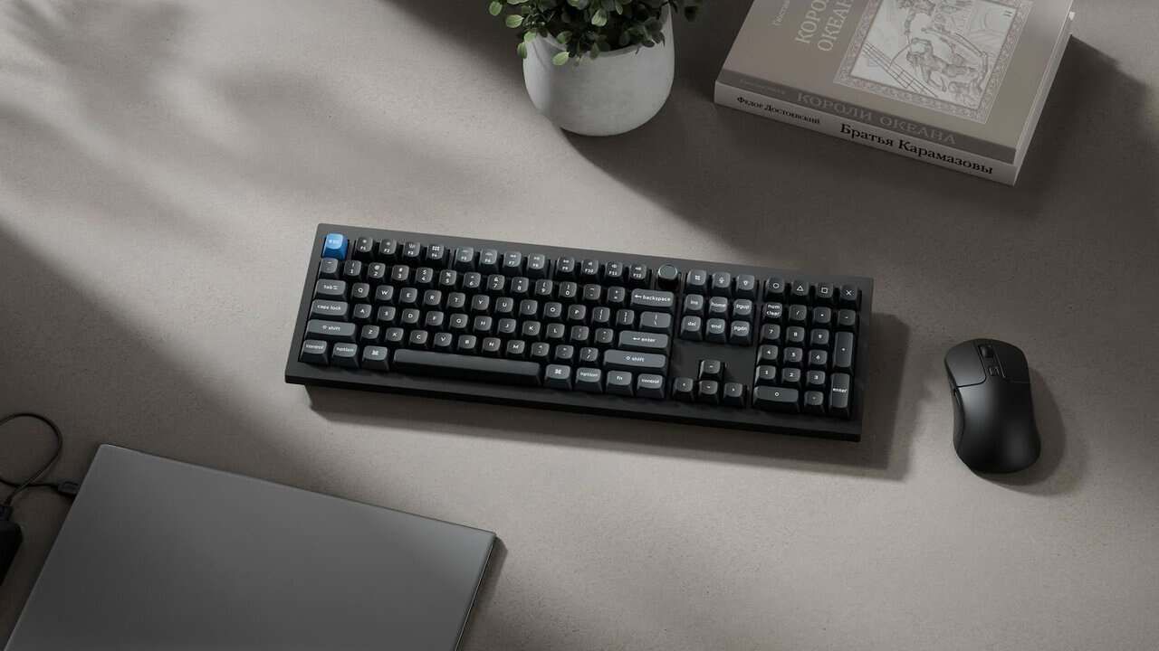 Keychron V6 Ultra Hybrid combina switches mecánicos y magnéticos en un teclado inalámbrico