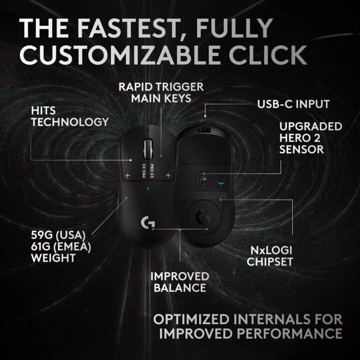 El Logitech G Pro X3 Superstrike apunta a una batería reemplazable y nuevos componentes
