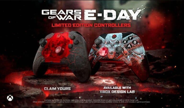 Así son los dos mandos de Gears of War: E-Day para Xbox