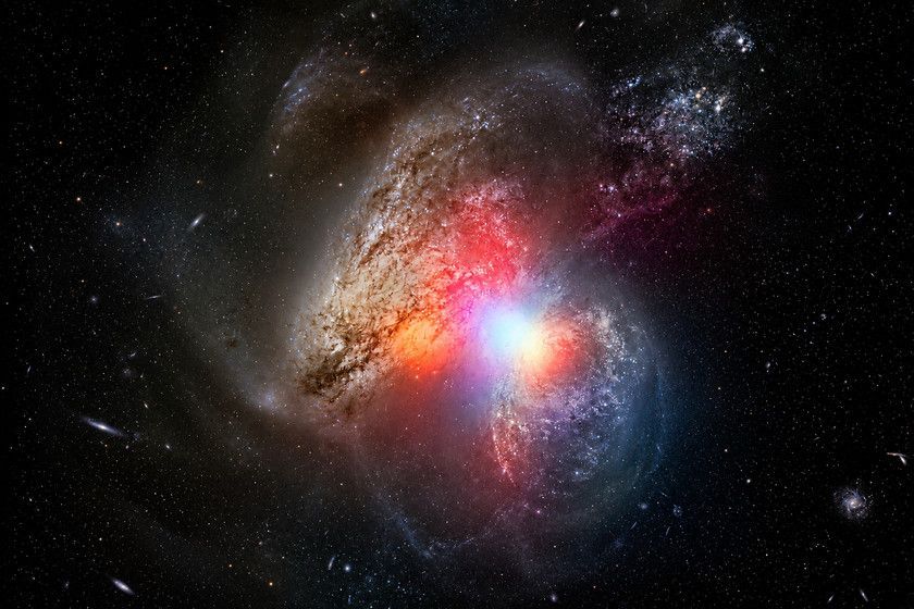 La luz ultravioleta de Júpiter y Saturno puede ayudar a buscar materia oscura La luz ultravioleta de Júpiter y Saturno puede ayudar a buscar materia oscura