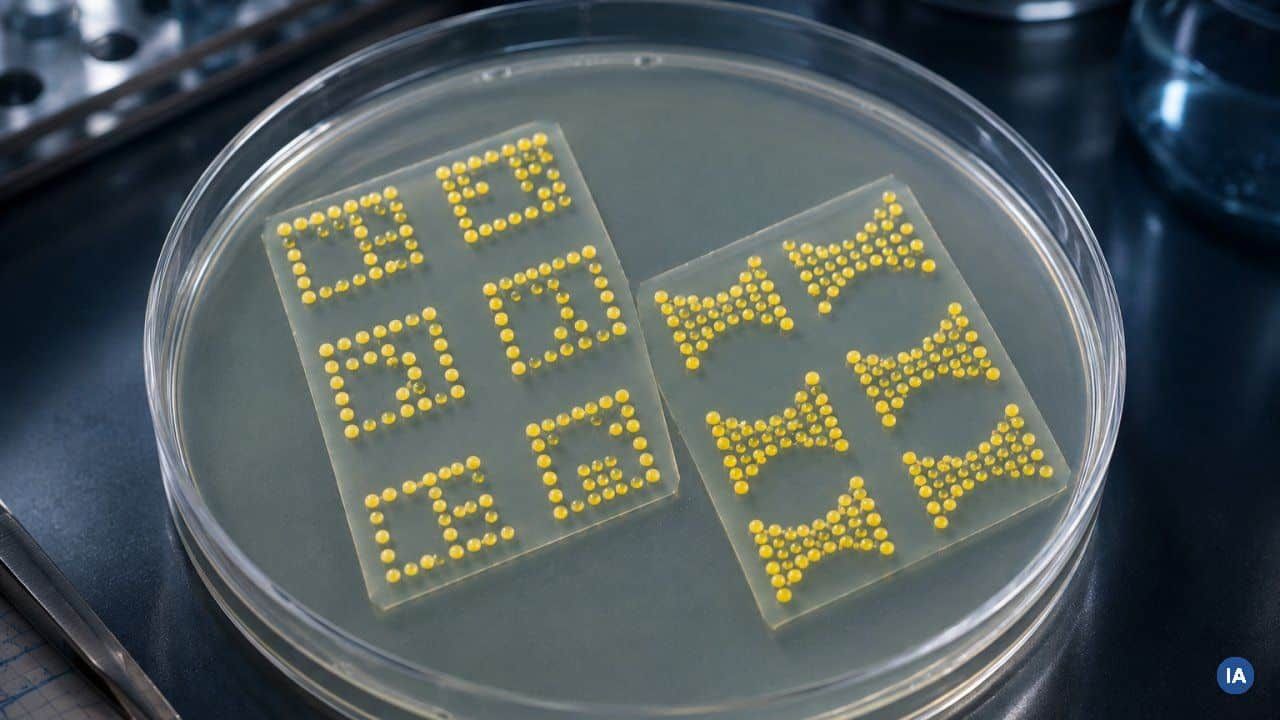 El MIT crea circuitos lógicos con colonias de bacterias impresas en agar