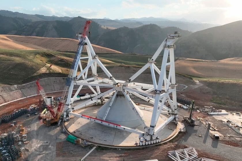 China avanza en el radiotelescopio QTT, capaz de apuntar con precisión extrema