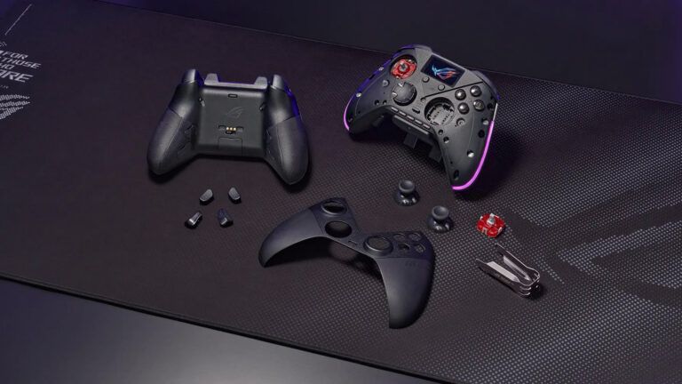 ROG Raikiri II Pro: un mando para PC con 8.000 Hz y joysticks TMR intercambiables