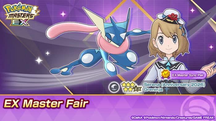 Pokémon Masters EX incorpora a Serena de aniversario junto a Greninja