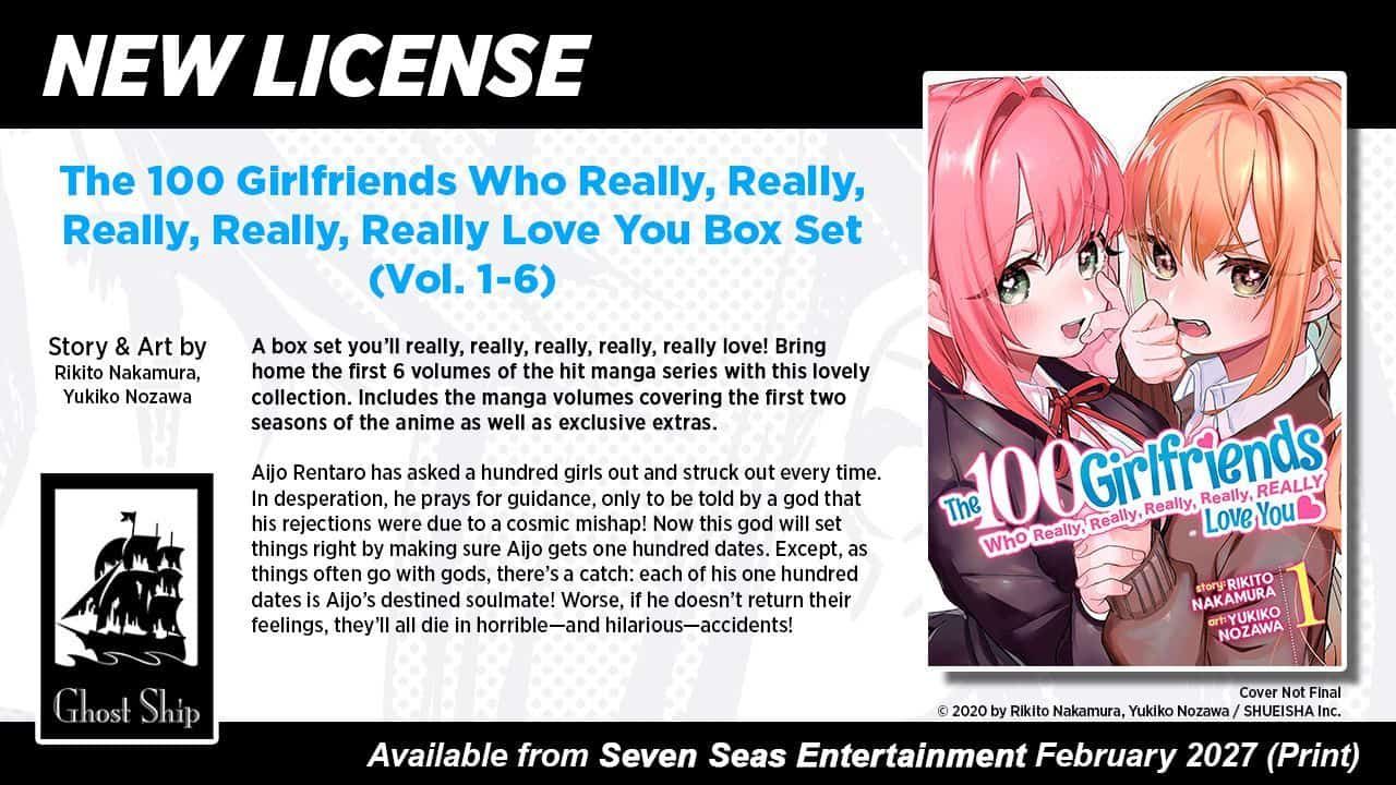 Seven Seas prepara un box set de The 100 Girlfriends y anuncia ocho nuevos mangas Seven Seas prepara un box set de The 100 Girlfriends y anuncia ocho nuevos mangas