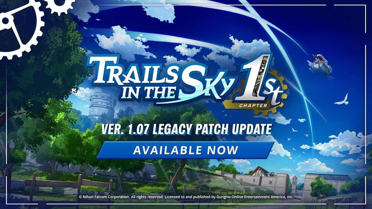 Trails in the Sky 1st Chapter mejora su localización con el parche Legacy