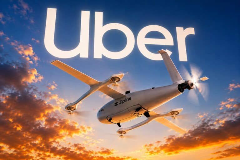 Uber integrará drones de Zipline en Uber Eats para acelerar los pedidos en Estados Unidos