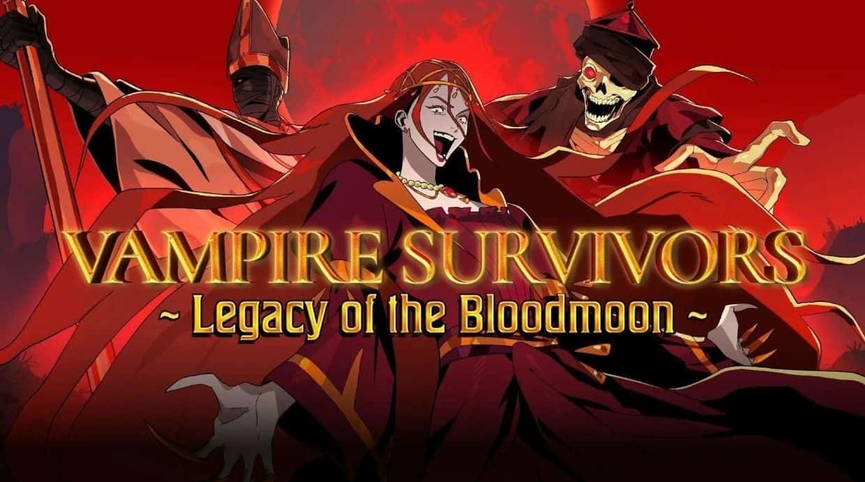 Vampire Survivors amplía su caos con el DLC Legacy of the Bloodmoon