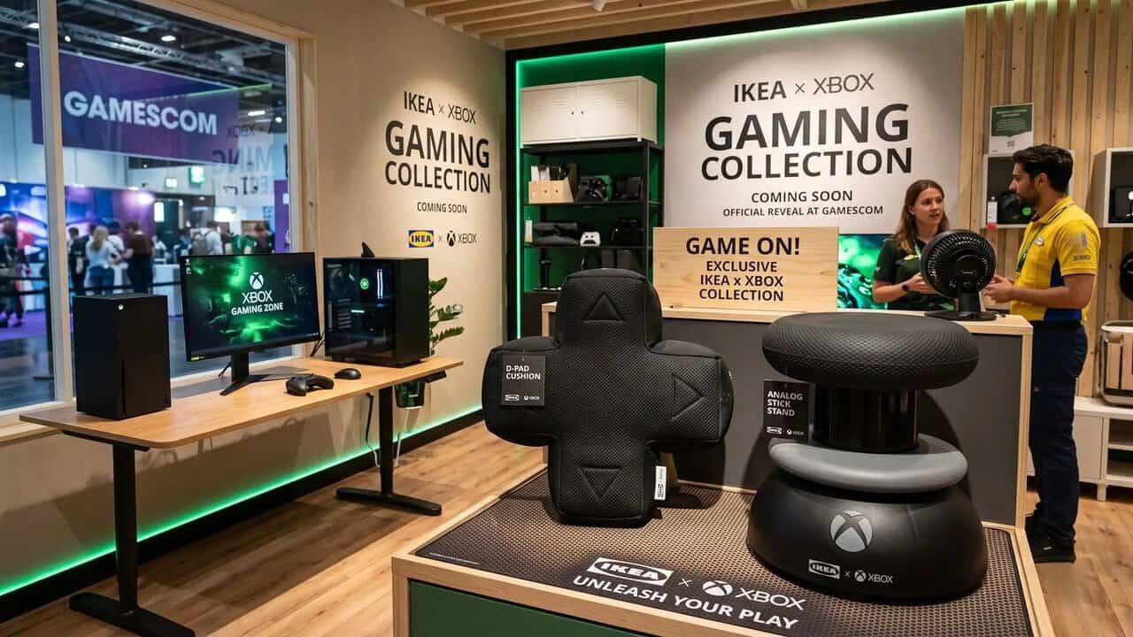 Xbox e IKEA enseñarán sus primeros muebles gaming en Gamescom 2026