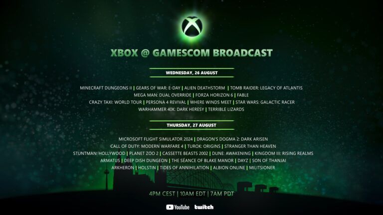 Xbox concreta sus juegos para los directos de Gamescom 2026