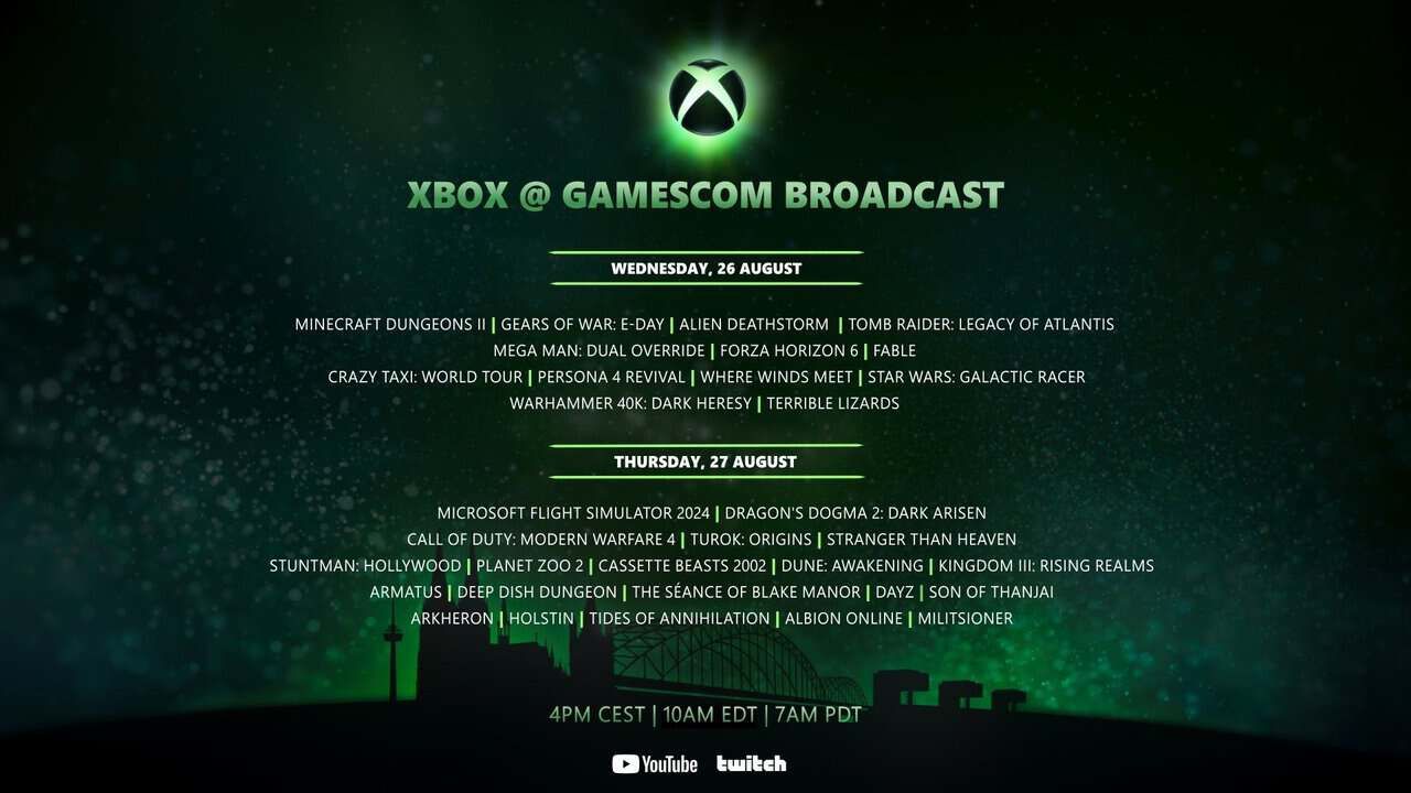 Xbox concreta sus juegos para los directos de Gamescom 2026